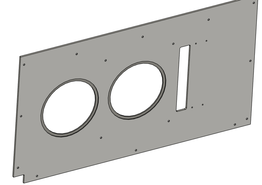 Base plate pocketing and underside locating features