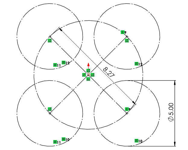 FPV drone component layout