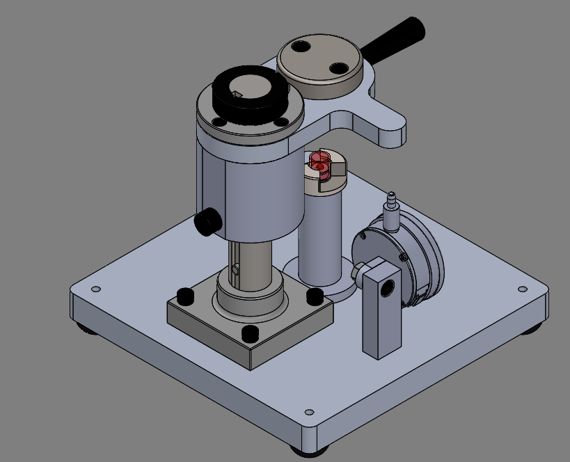 Closure gasket QA fixture alternate angle