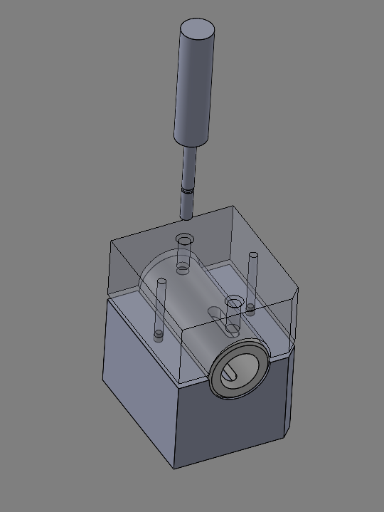 Dowel pin installation and disassembly tool CAD