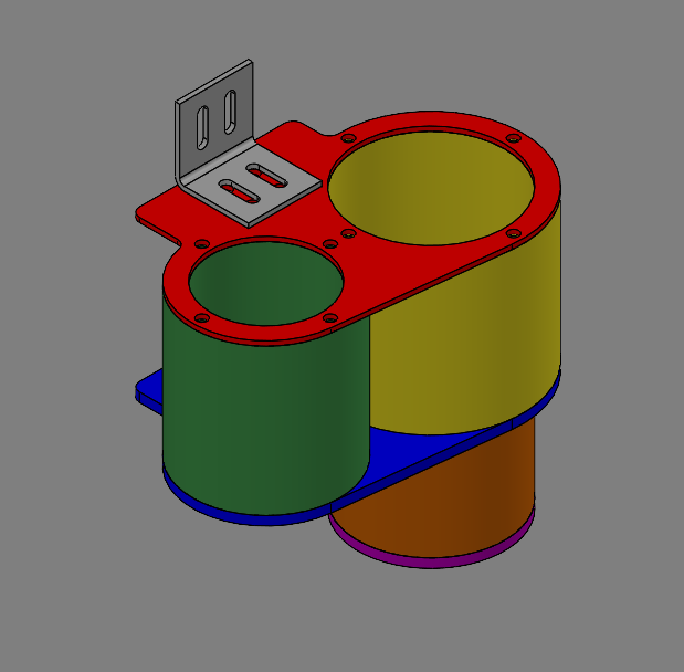 Propane tank holder CAD