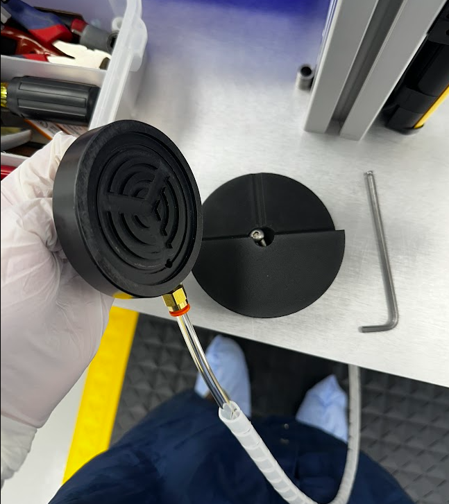 Quality assurance vial holder
