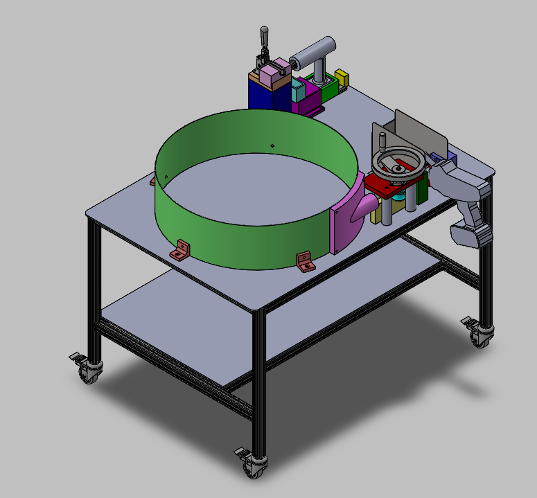 Tube cutting station concept