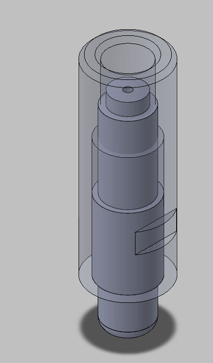 Closure gasket sliding nest detail