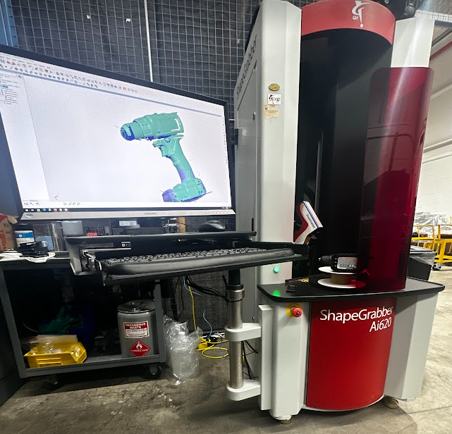 ShapeGrabber machine setup